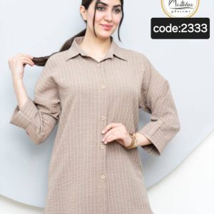 مانتو کیمونو یقه دار شانتون اتوبانی