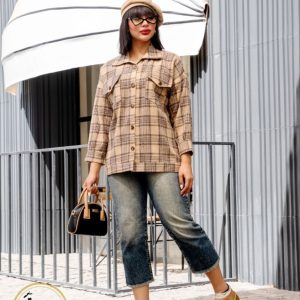 شکت چارخونه پشمی دوجیب