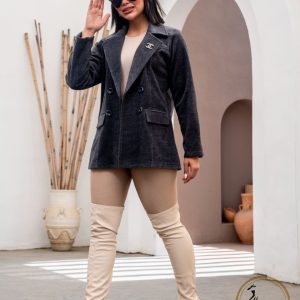 کت یقه اینگلیسی فوتر کج راه