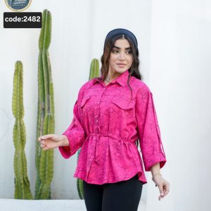 شوميز کمر گت شانتون گازوييلي طرح درختي